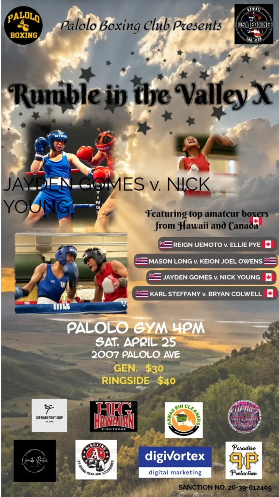 Rumble in the Valley April 25th 2026