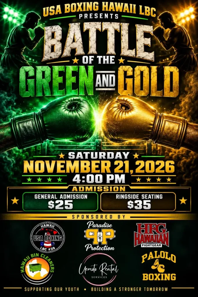 green and gold poster 2026